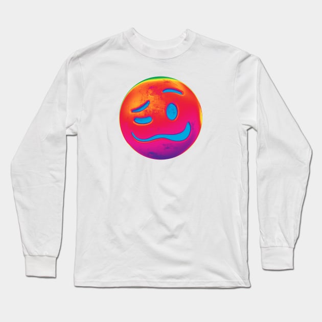 Wavy Long Sleeve T-Shirt by AlexRybin